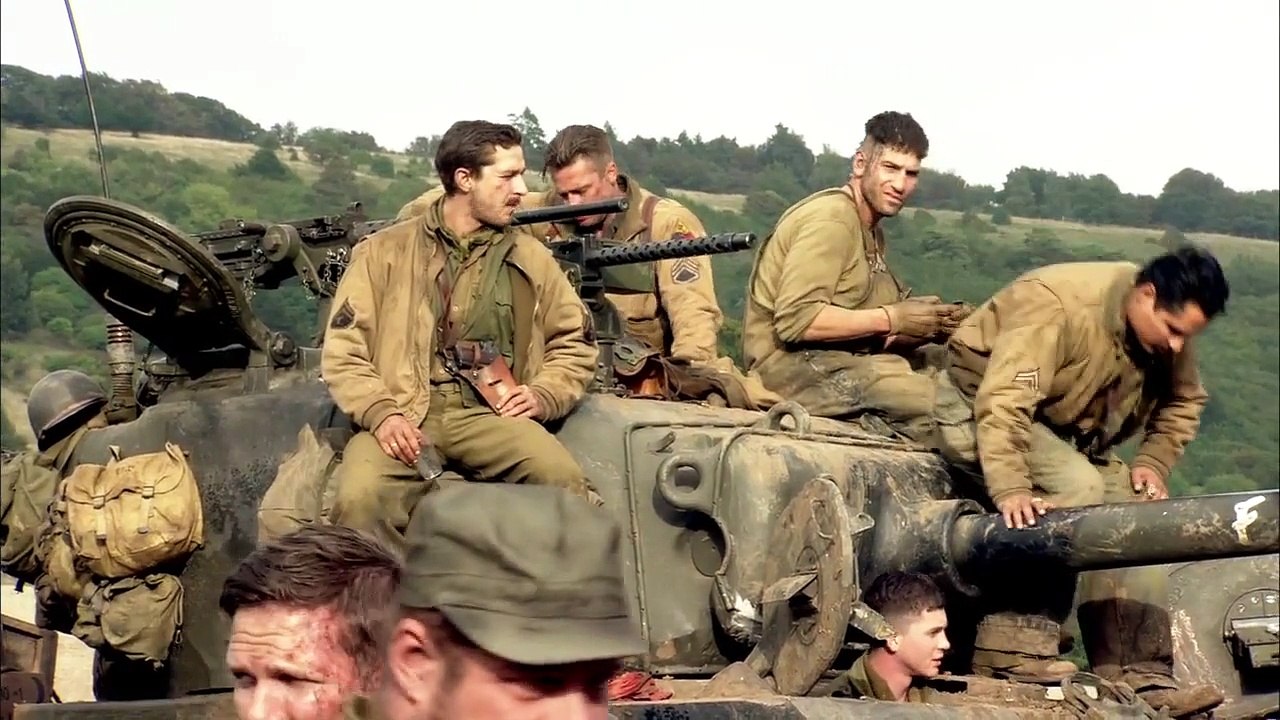 Fury - Behind the Scenes B Roll (2014) Brad Pitt