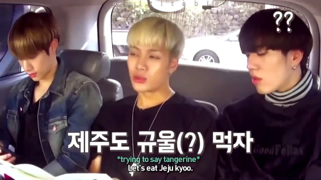 GOT7 JACKSON&YUGYEOM CONFUSED PRONUNCIATION OF TANGERINE