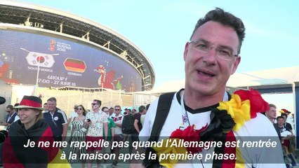 Mondial: stupéfaction des fans après la défaite de l'Allemagne