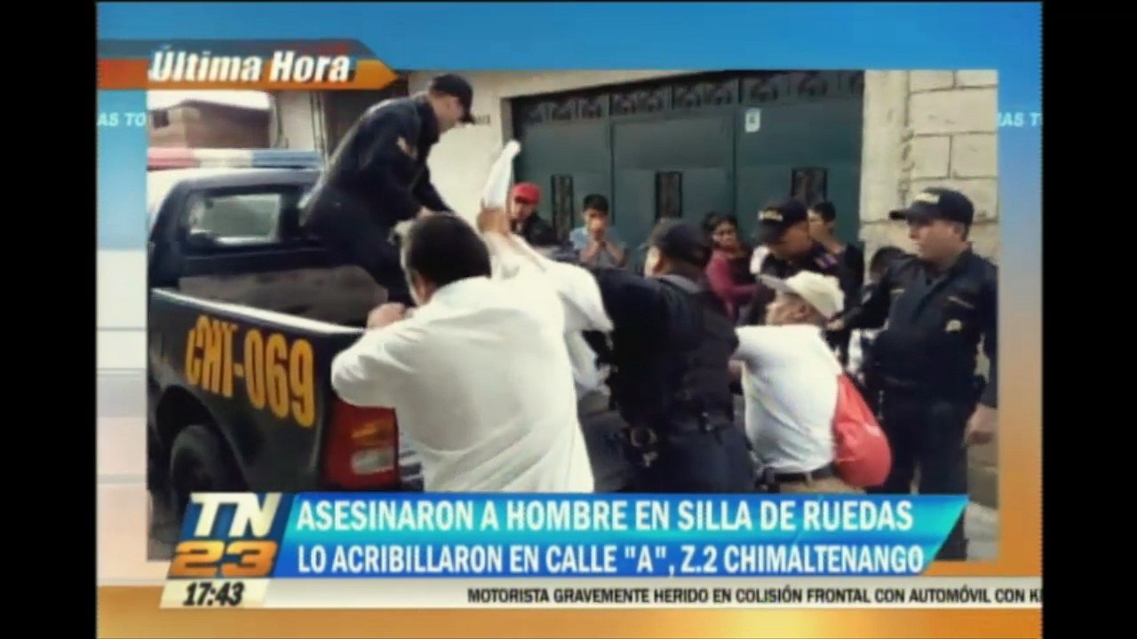 Asesinan a hombre en silla de ruedas
