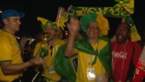 Brazilians beaming after sweeping past Serbia