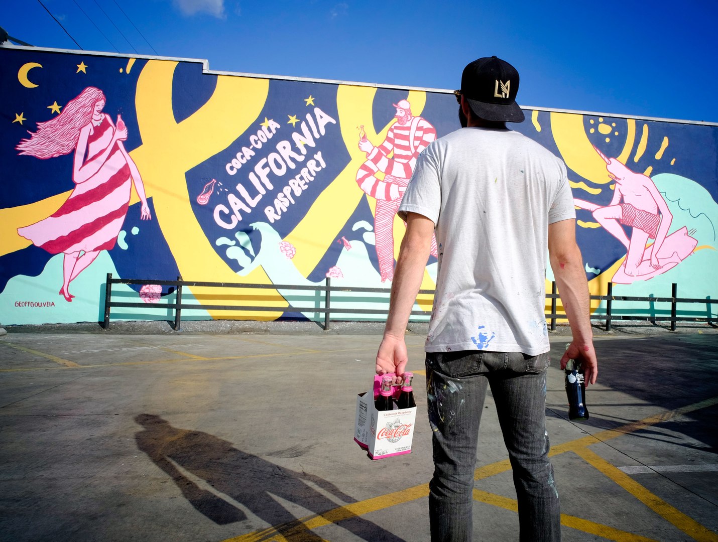 ⁣There's a Social Media Influencer Only Mural