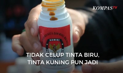 Bukan Tinta Kimia Biru, TPS Ini Pakai Tinta Kunyit