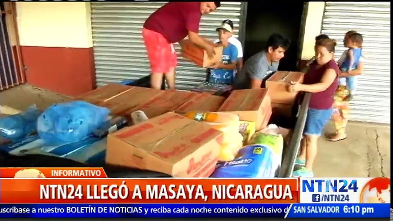 NTN24 en Masaya: manifestantes construyen barricadas y no pierden el espíritu de protesta