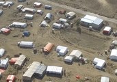 Displaced People From Daraa Build Tent Cities Near the Golan Heights