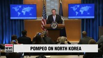 North Korea understands scope of denuclearization required by U.S.: Pompeo