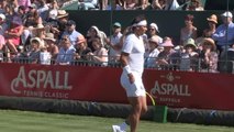 Nadal and Sharapova step up Wimbledon preparations