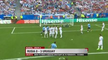 Rusia Vs. Uruguay 0-3 Resumen y goles (Mundial Rusia 2018) 25/06/2018
