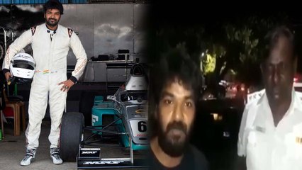 நடிகர் ஜெய்க்கு போலீஸார் கொடுத்த தண்டனை- வீடியோ