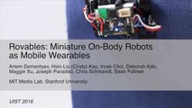 هل يمكن أن تسمح لهذه الروبوتات الصغيرة أن تسير فوق ملابسك