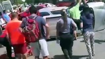 بالفيديو شخص يثير الذعر بعد أن ظهر بجانب حادث في الأرجنتين