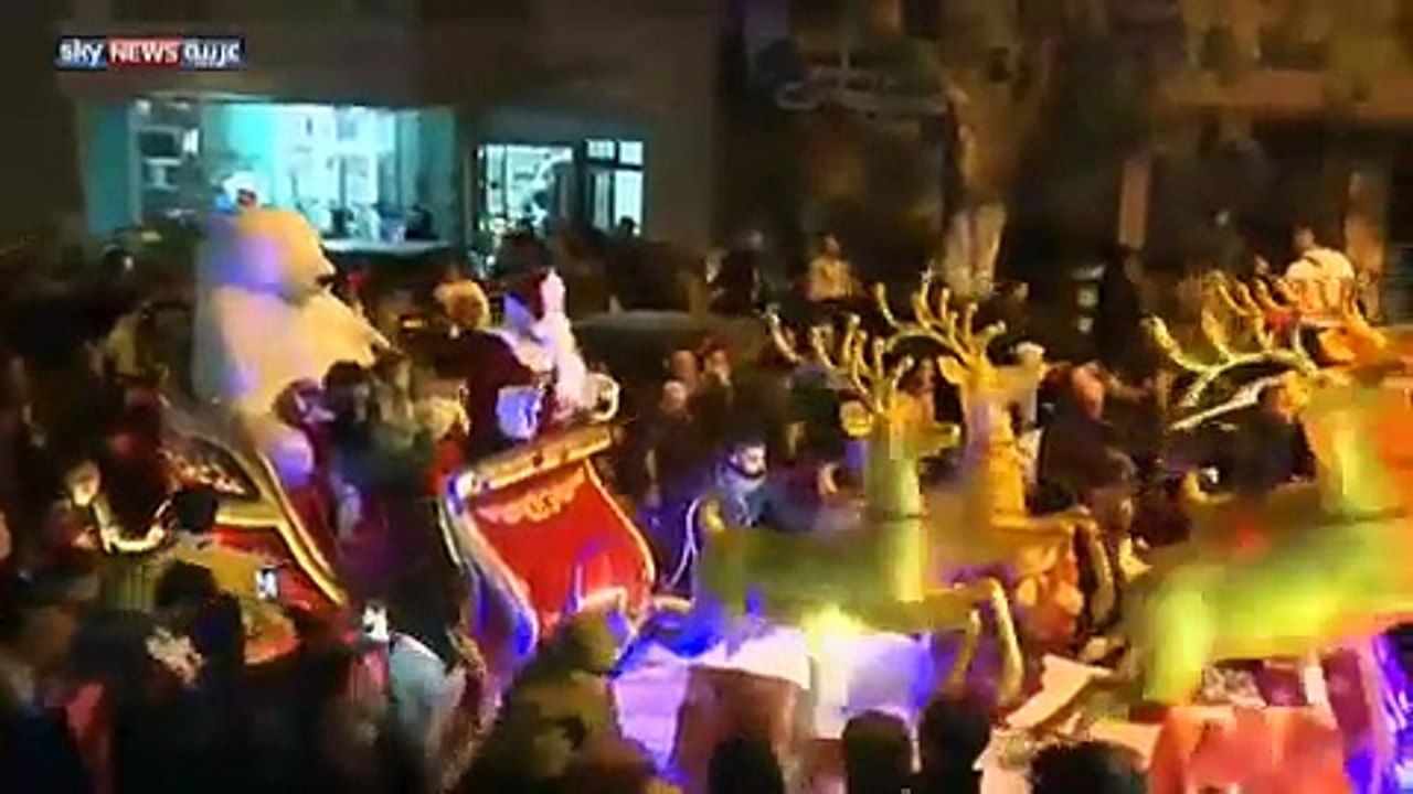 شاهد احتفالات أعياد الميلاد في بيت لحم الفلسطينية