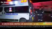 لحظة نقل اللاعب البرازيلي إلى المستشفى من موقع تحطم الطائرة
