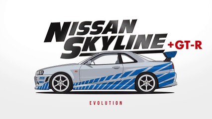 فيديو رائع لتطور سيارة نيسان GT R منذ 1957 وحتى 2017