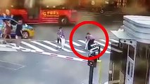 فيديو سائق سيارة يدهس جدة وحفيدها على ممر المشاة