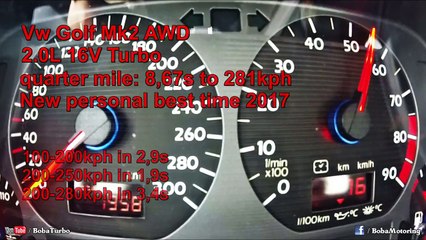 فيديو فولكس واجن جولف بقوة 1