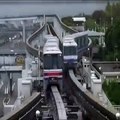 فيديو لن تراه سوى في اليابان: سكة حديدية تحمل 6 قطارات في نفس الوقت
