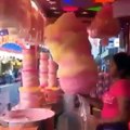 فيديو أكبر حبة غزل البنات في العالم