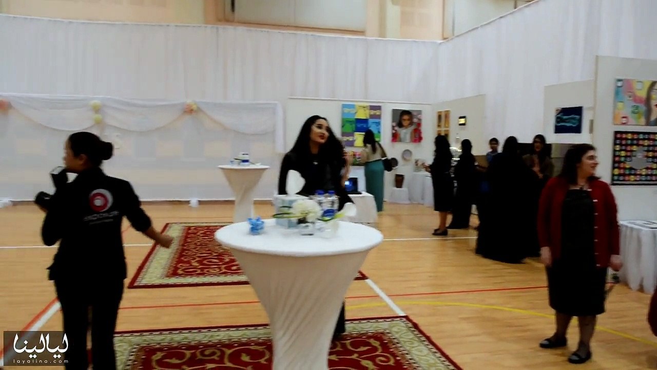 فيديو "مدرسة الشيخة حصة" بالبحرين تقيم معرضاً فنياً للطالبات