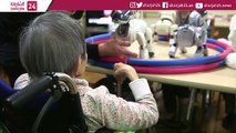 شاهد: اليابان تستعين بالروبوتات لتقديم الرعاية لكبار السن