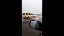 سقوط أمطار غزيرة على عدد من المدن في السعودية