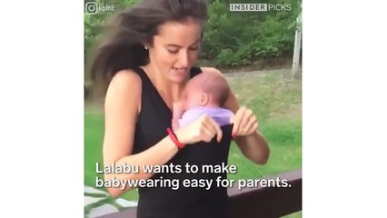 فيديو ابتكار قميص للرجال لحمل أطفالهم الرضع بسهولة