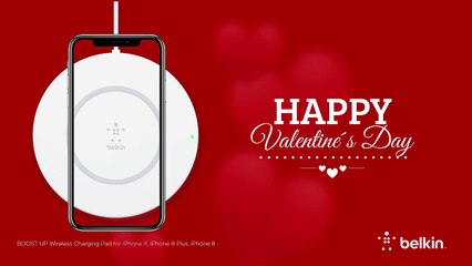 الشاحن اللاسلكي من Belkin! لأجهزة الـ iPhone لعيد الفالنتاين!