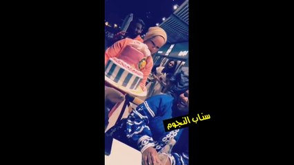 بثينة الرئيسي تحتفل بعيد ميلادها مع غدير السبتي !! شوفو ردة فعلها