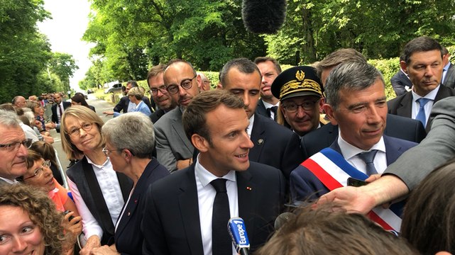 Le président Macron parle de Georges Clemenceau