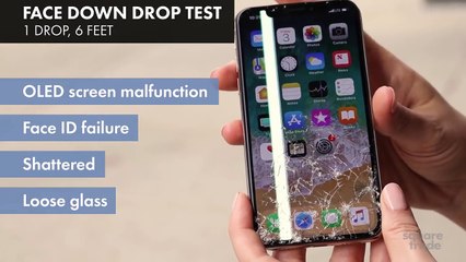 فيديو: شاهدوا هاتف آيفون x يفشل في اختبارات قاسية