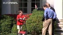 فيديو: شاهدوا طفل يضع الرئيس الأميركي دونالد ترامب في موقف محرج