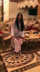 شوفو بنت دنيا بطمة وهي كتشطح ليلة القدر بجلالة التوأم غزااالة