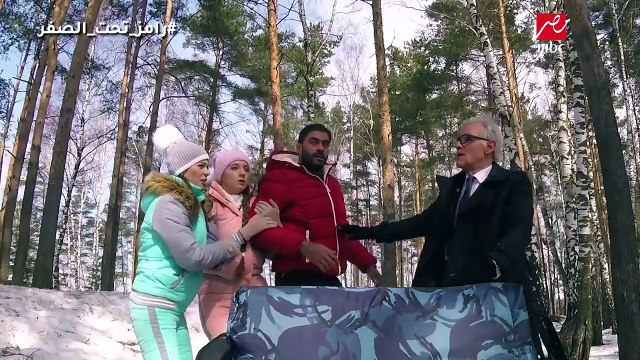 #رامز تحت الصفر | هروب سريع من خالد سليم بعد رؤية النمر المفترس في رامز تحت الصفر