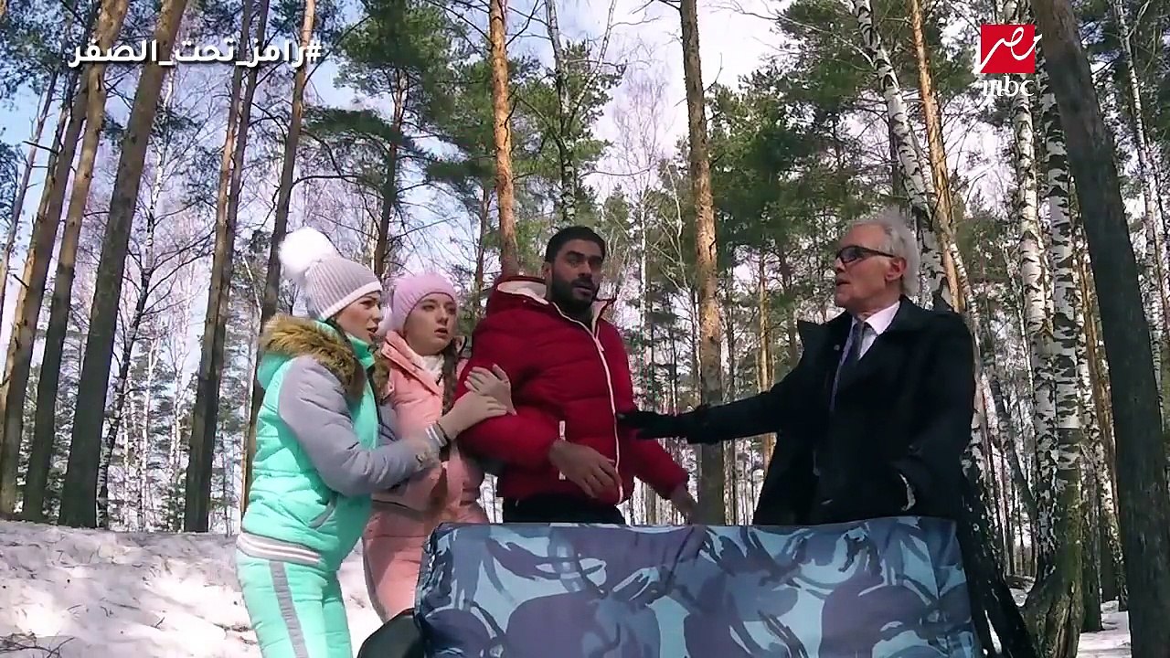 #رامز تحت الصفر | هروب سريع من خالد سليم بعد رؤية النمر المفترس في رامز تحت الصفر