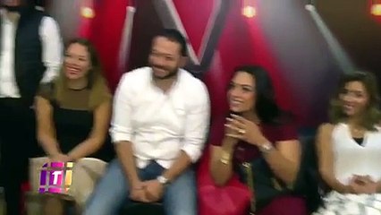 شاهد أول ظهور إعلامي لعائلة محمد حماقي.. وشقيقه يخطف الأضواء بتصرفاته