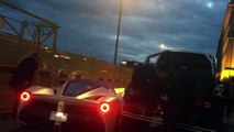فيديو موظف خدمة اصطفاف كاد أن يصدم سيارة لافيراري مع مرسيدس G63 6x6