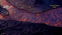 El volcan kilaueaen hawai aumenta el flujo de lava deforma sorprendente erupción volcánica 2018