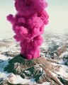 فيديو بركان البنفسج في اليابان من أجمل المناظر الخيالية في العالم