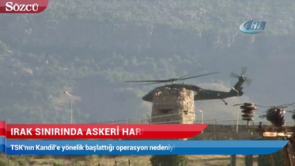 Irak sınırında askeri hareketlilik