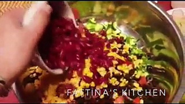 طريقة عمل سلطة بوب كورن الدجاج بالفيديو