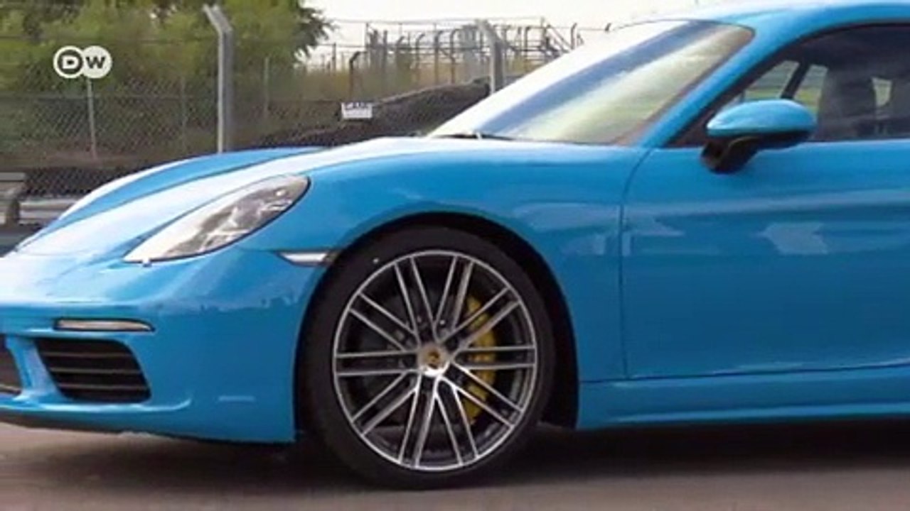 فيديو سيارة السرعة بورش كايمان 718