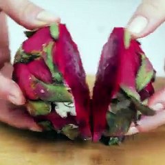 فيديو طريقة تحضير كعكة فاكهة التنين