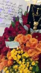 زوج سعودي يصالح زوجته بطريقة رومانسية للغاية