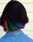 فيديو فتاة صبغت شعرها بألوان الرينبو بطريقة جريئة جداً
