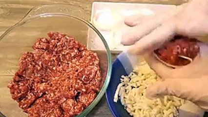 بالفيديو طريقة تحضير برجر محشي جبنة