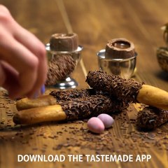 فيديو طريقة تحضير أصابع ستيك بالشوكولاتة