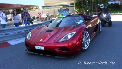 فيديو أسرع وأغلى السيارات في العالم تدخل في نفق موناكو الشهير