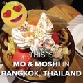 شاهدوا بالفيديو كيف يقدم مطعم Mo & Moshi الآيس كريم