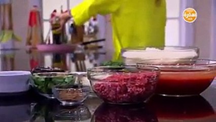 بالفيديو قالب الباذنجان المحشو من غادة التلي