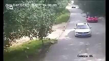 ثوانٍ كانت كفيلة بأن تصبح هذه الفتاة وجبة للنمر...شاهدوا الفيديو!